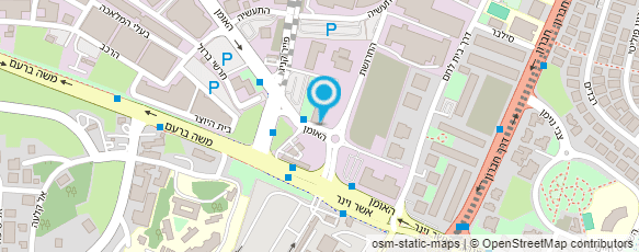 מפת הגעה אל הדריה גן אירועים