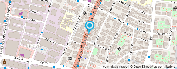 מפת הגעה אל אביטל-עיסויים ורפואה אלטרנטיבית-לנשים בלבד!