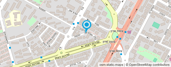 מפת הגעה אל ספיר טרוצקי שמלות כלה וערב