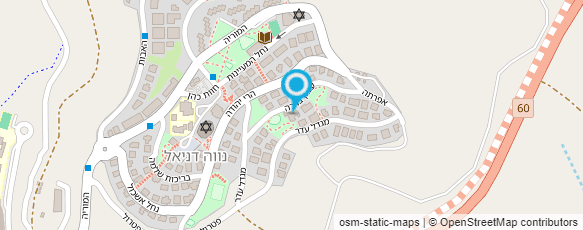 מפת הגעה אל גבריאל מטבח גורמה וגריל