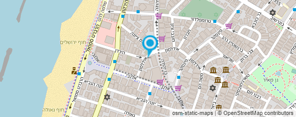 מפת הגעה אל חניון אידלסון בע"מ