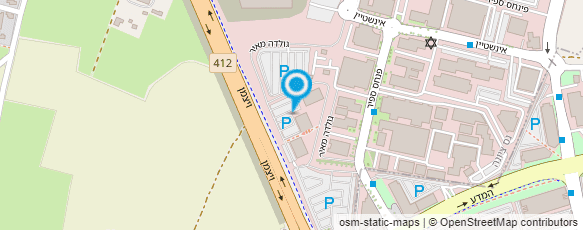 מפת הגעה אל הוסט סנטר Host center