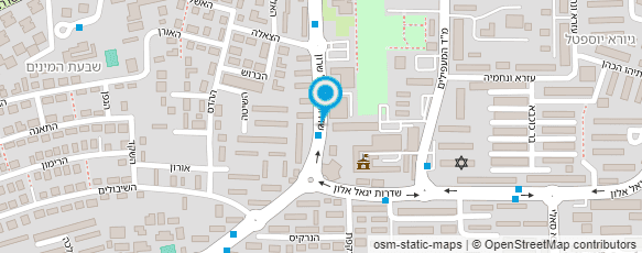 מפת הגעה אל האקדמיה ליופי