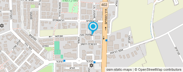 מפת הגעה אל בת שבע איפור קבוע