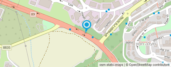 מפת הגעה אל שיראל - עיצוב תסרוקות