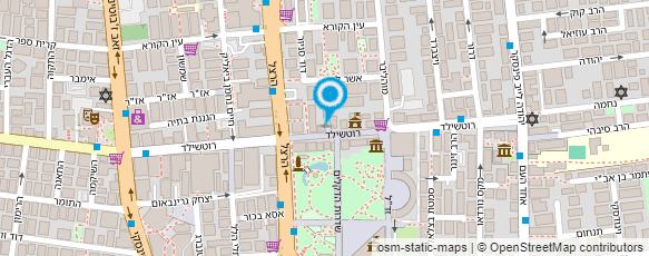 מפת הגעה אל ארומה תל אביב