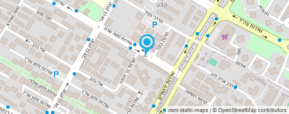 מפת הגעה אל גל רפאל עיצוב שיער