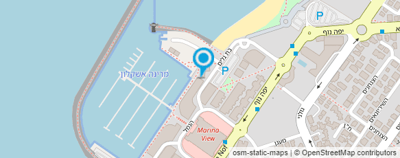 מפת הגעה אל גאטוס  על המים אשקלון