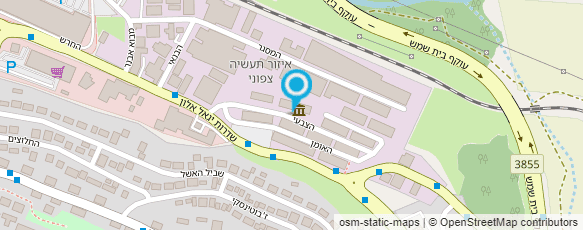 מפת הגעה אל מוזיאון הטבע התנכי