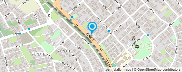 מפת הגעה אל גן בתיה