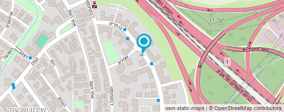 מפת הגעה אל אלון בנימין עיצוב שיער