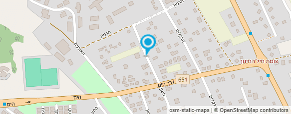 מפת הגעה אל נח לימודי שחייה