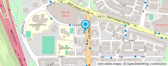 מפת הגעה אל הדר ניילריה מאפרת מקצועית