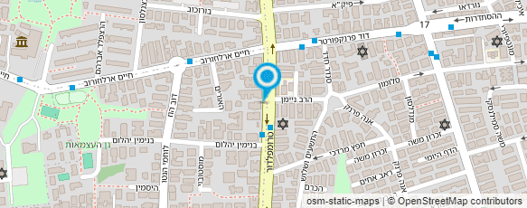 מפת הגעה אל ד"ר רז משה