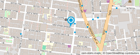 מפת הגעה אל עמליה מוסצ'ו -  מורת דרך מוסמכת