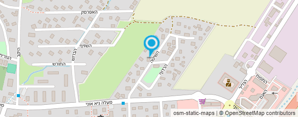 מפת הגעה אל ערפה הרפז ליווי התפתחותי לתינוקות