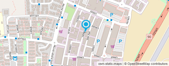 מפת הגעה אל א.ט אלומיניום