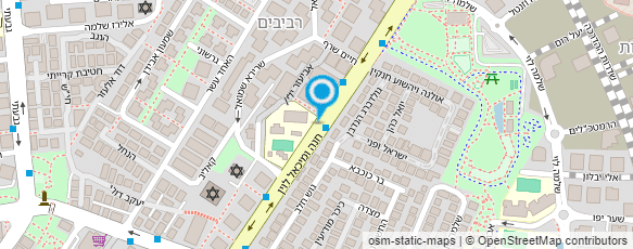 מפת הגעה אל קפה גן סיפור