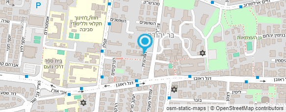 מפת הגעה אל יוסי גגות רעפים