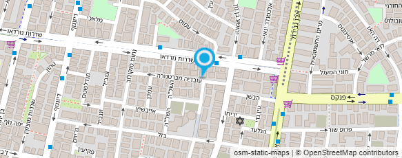 מפת הגעה אל עינב מילר מאמנת תזונה בריאה