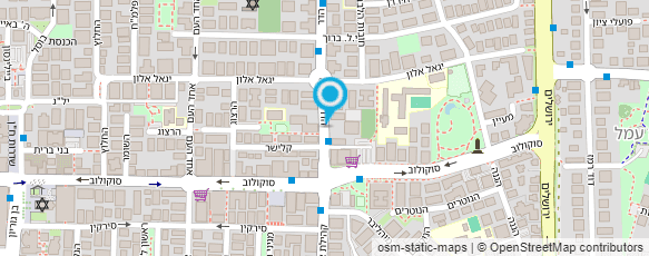 מפת הגעה אל תמרה רצאבי  קוסמטיקאית