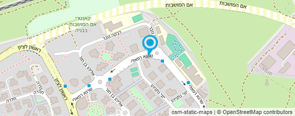 מפת הגעה אל מירי פבזנר - יעוץ הנקה