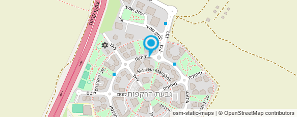 מפת הגעה אל eXite - מעצבים אתרים חכמים