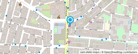 מפת הגעה אל Burger King