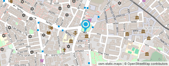 מפת הגעה אל מרפאת שיניים חירום