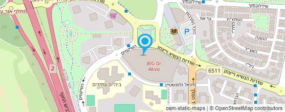 מפת הגעה אל מכבי - התעמלות אומנותית