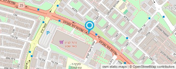 מפת הגעה אל מחסן היבואן