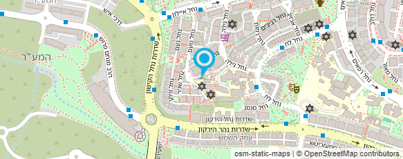 מפת הגעה אל עיצובי בן ציון