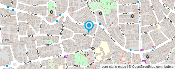 מפת הגעה אל נטע עמיר-סדנאות טקסטיל