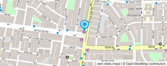 מפת הגעה אל אורן פרימן