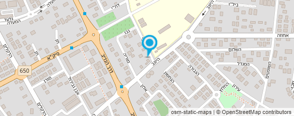 מפת הגעה אל שף חגי אלישע קייטרינג