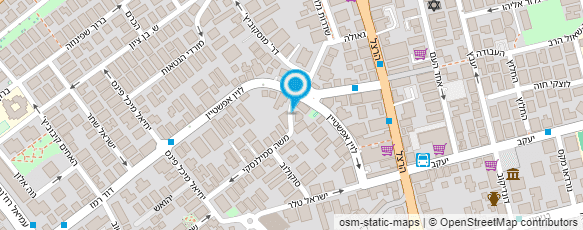 מפת הגעה אל וינשטיין משה - מעבדת שיניים