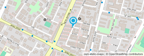 מפת הגעה אל מכון דקל-בדיקות קרינה וטרמוגרפיה