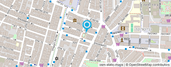 מפת הגעה אל Get Fit  אנג'ל רוטמן