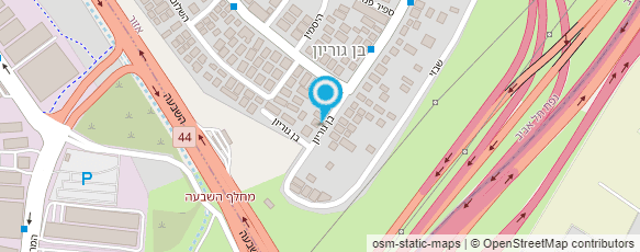 מפת הגעה אל The Life Garden's - גינות החיים