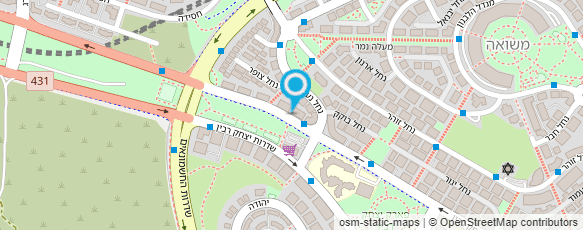 מפת הגעה אל קורנטוריה - מאפים ועוגות מעוצבות