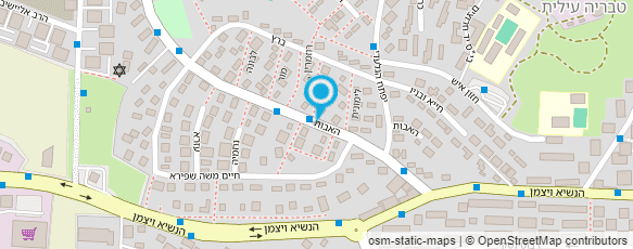 מפת הגעה אל פיצוצייה על הדרך