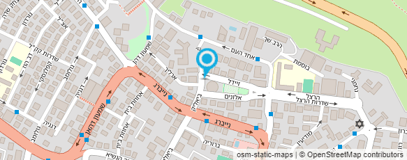 מפת הגעה אל בימת העיר - מרכז לאמנויות הבמה