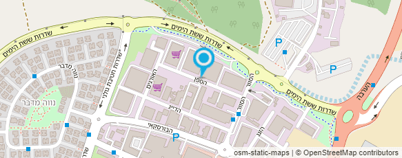 מפת הגעה אל צמיגי אסף יוסף