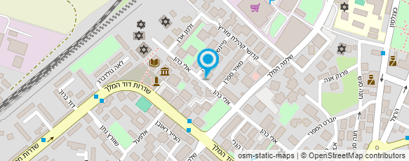 מפת הגעה אל יעל קורל עמר איפור מקצועי