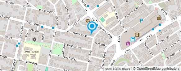 מפת הגעה אל שחר לוי - גוף בתנועה