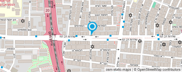 מפת הגעה אל ישראל לוי barber shop