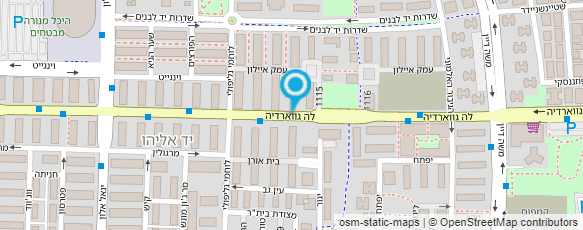 מפת הגעה אל Osteoclinic מכונים רפואיים