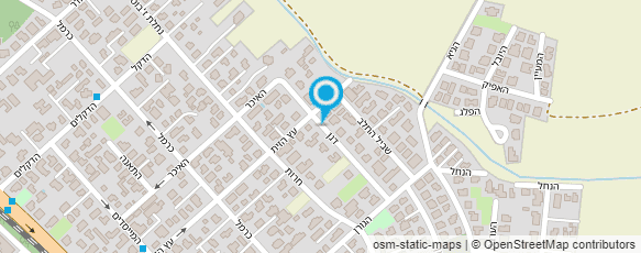 מפת הגעה אל מיכל פיטלסון - מעצבת גרפית