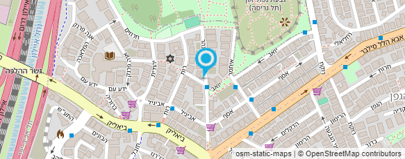 מפת הגעה אל לירון יואל איפור ושיער