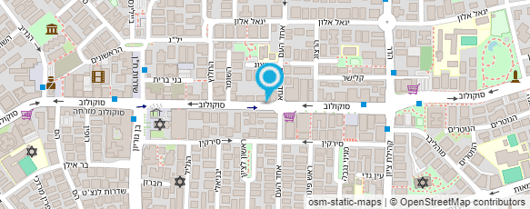 מפת הגעה אל ניסים ורון - ייעוץ ושיווק נדל"ן